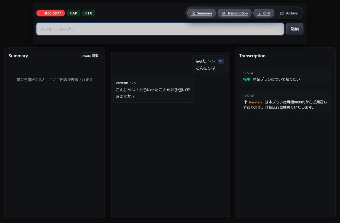 Dashboard preview